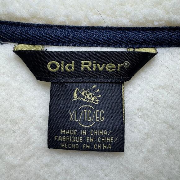 Old River men’s 1/4 zip fleece pullover. Size XL - Picture 4 of 9